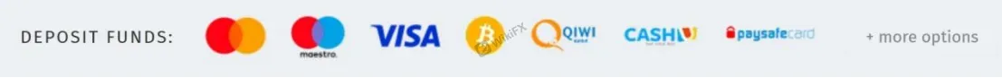 Deposit & Withdrawal logos