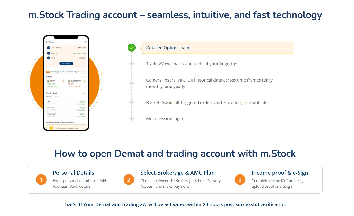 How to Open a m.Stock Account?