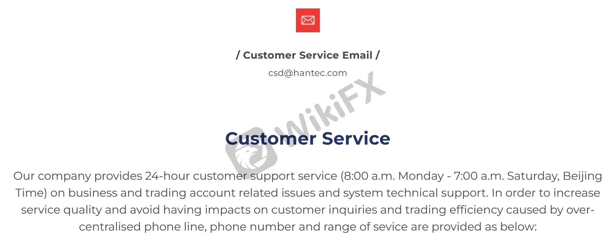 Customer Service