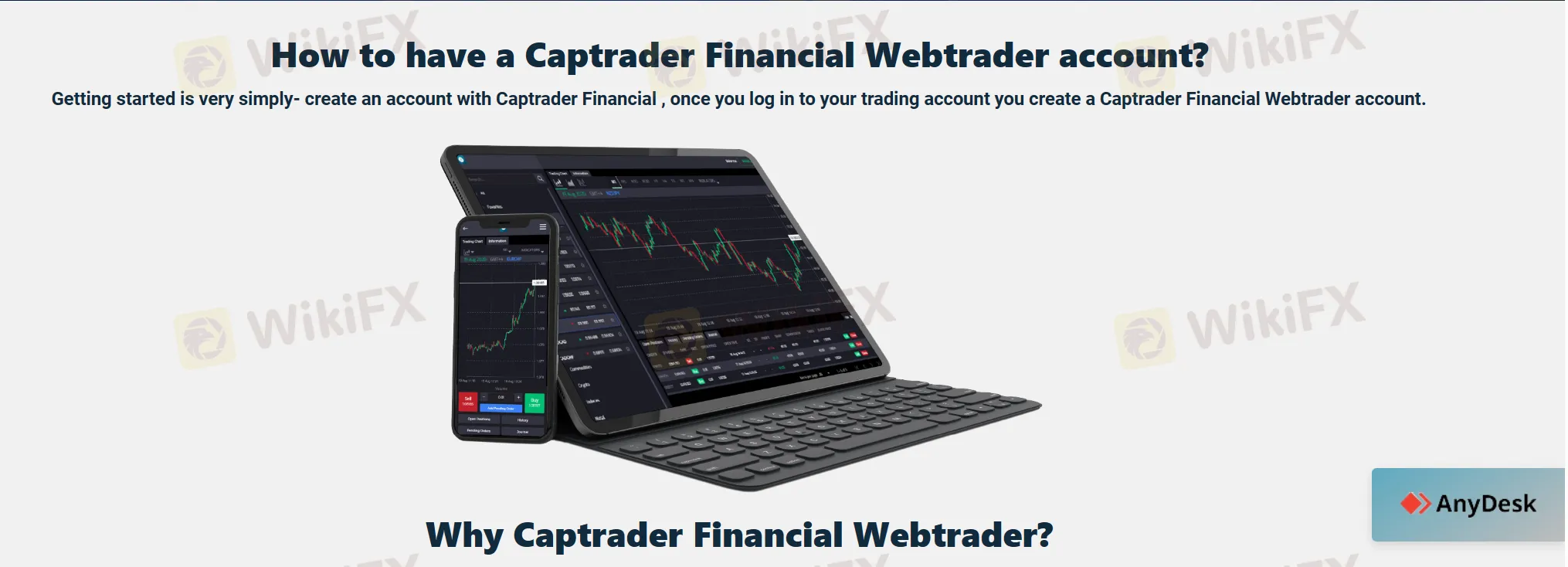 Captrader Financial Webtrader