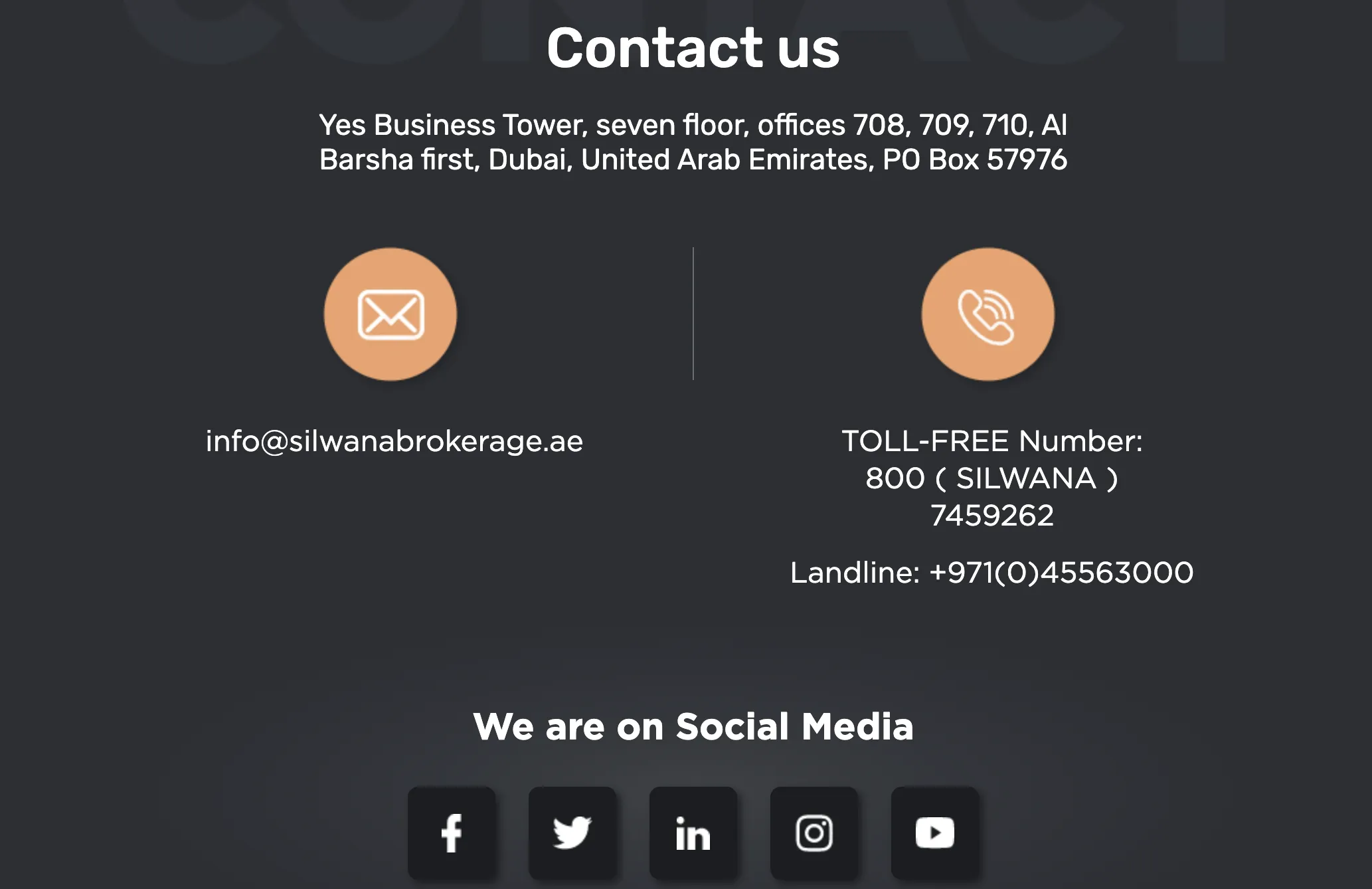 contact details