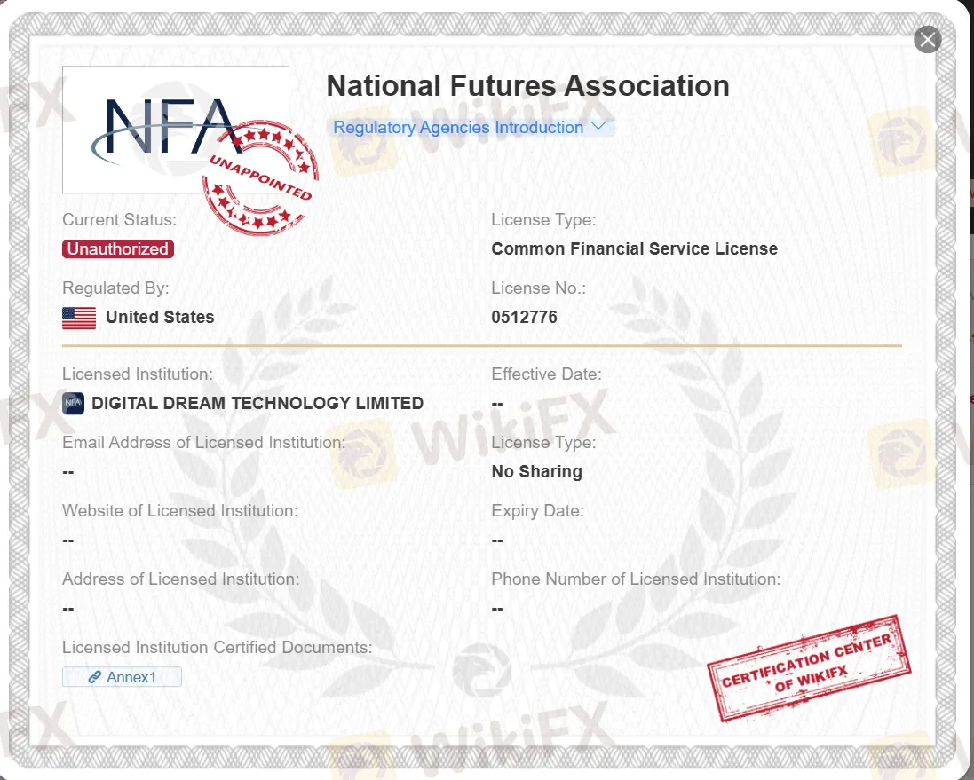 unauthorzied NFA license