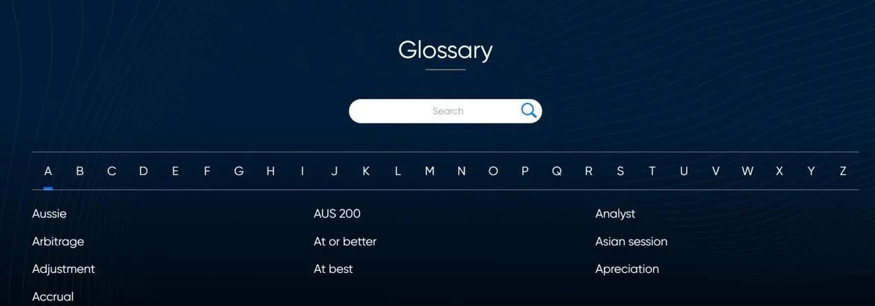 Glossary