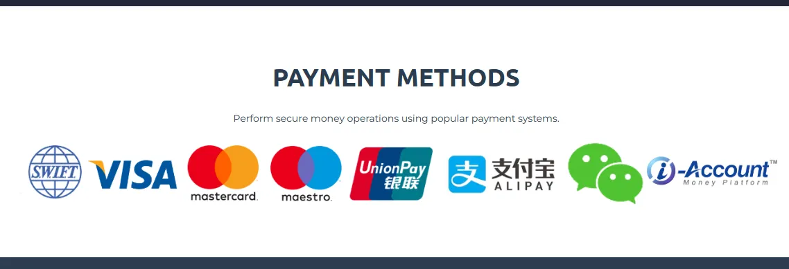 payment methods