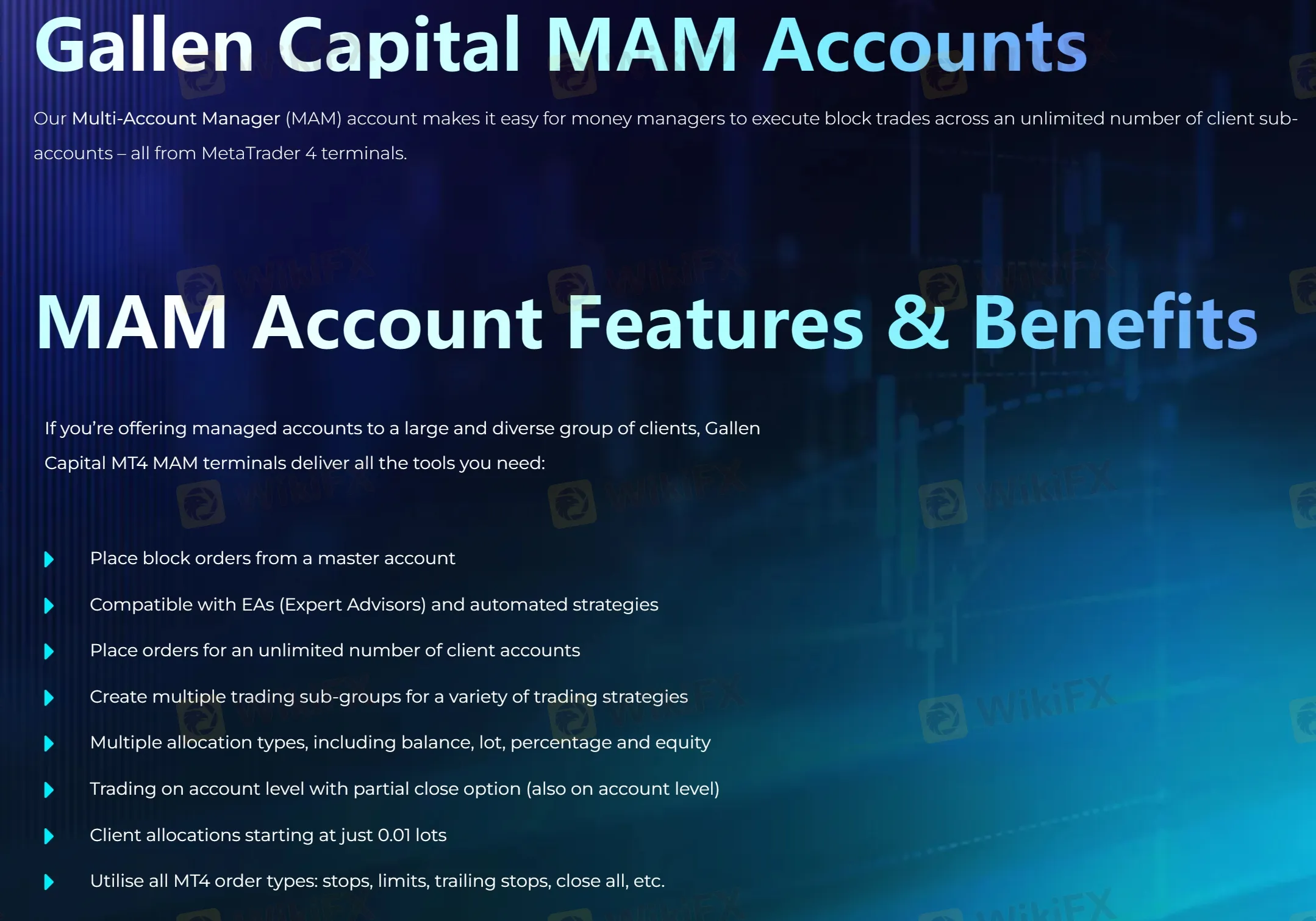 MAM account MAM account