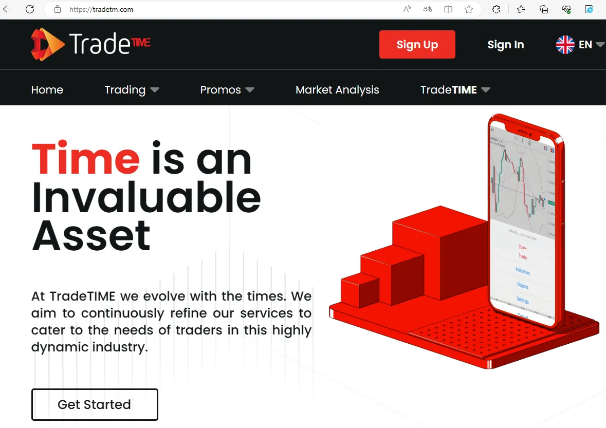 TradeTIME's home page TradeTIME's home page