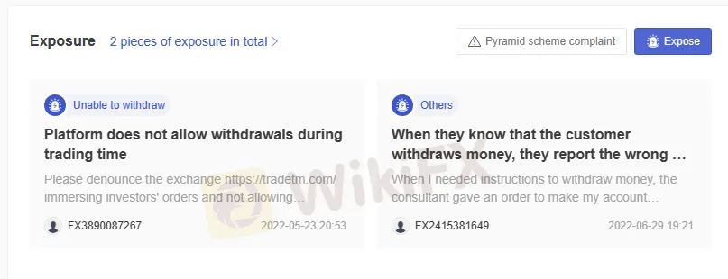 User Exposure on WikiFX