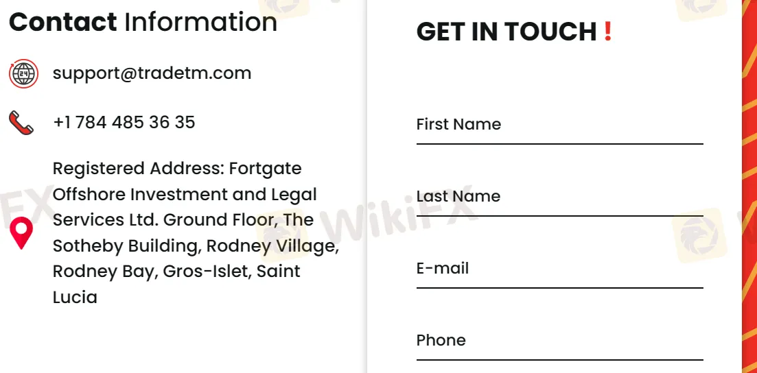 contact details