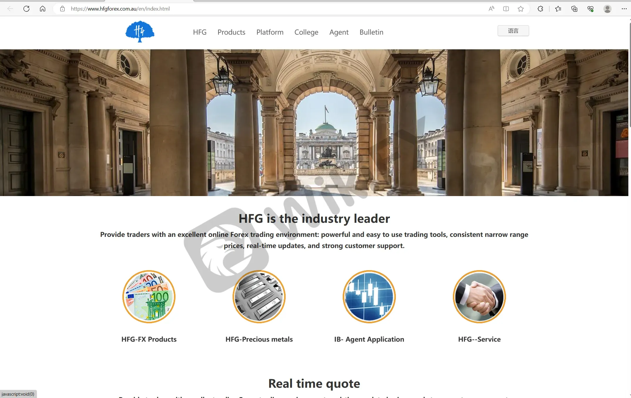 HFG's home page HFG's home page