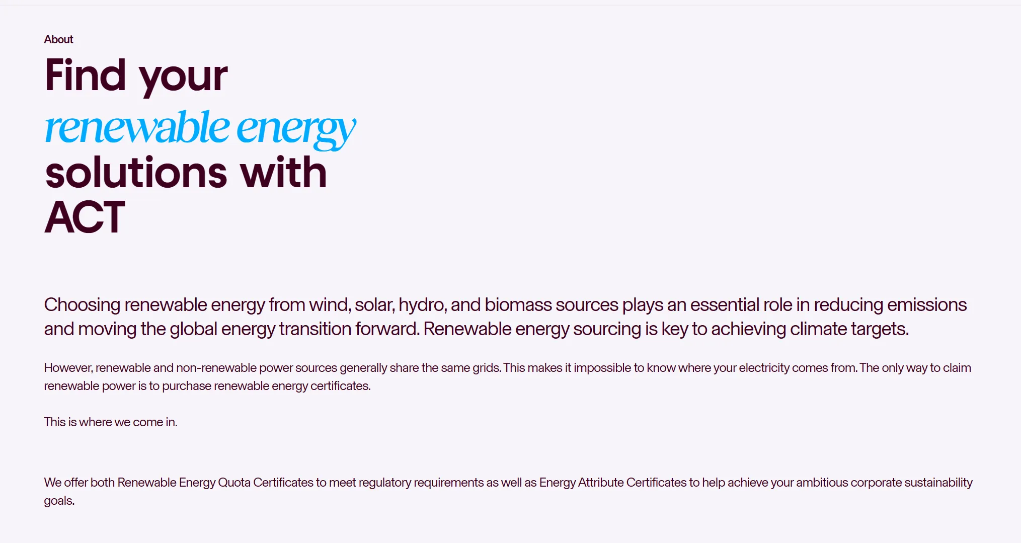 Renewable energy solutions Renewable energy solutions
