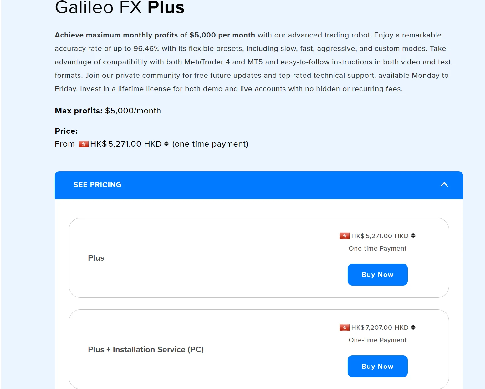 Galileo FX Plus Galileo FX Plus