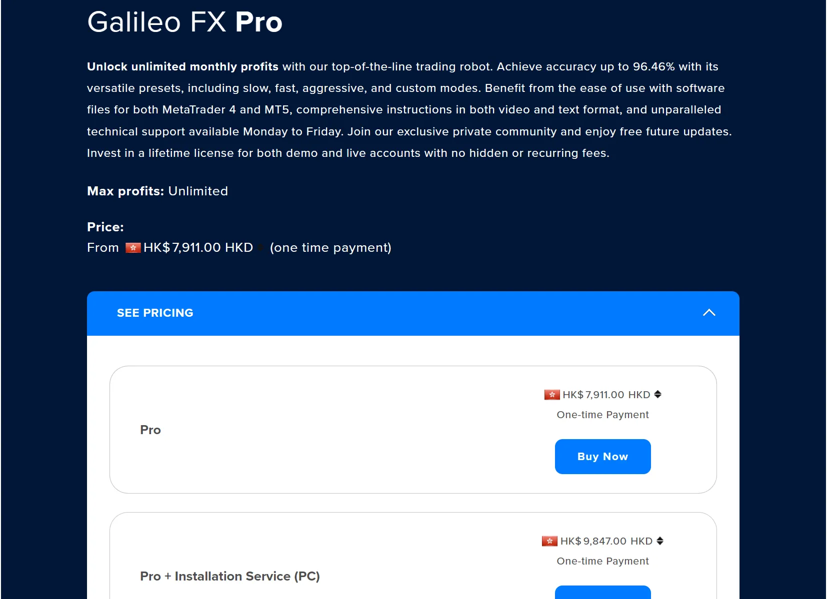 Galileo FX Pro Galileo FX Pro