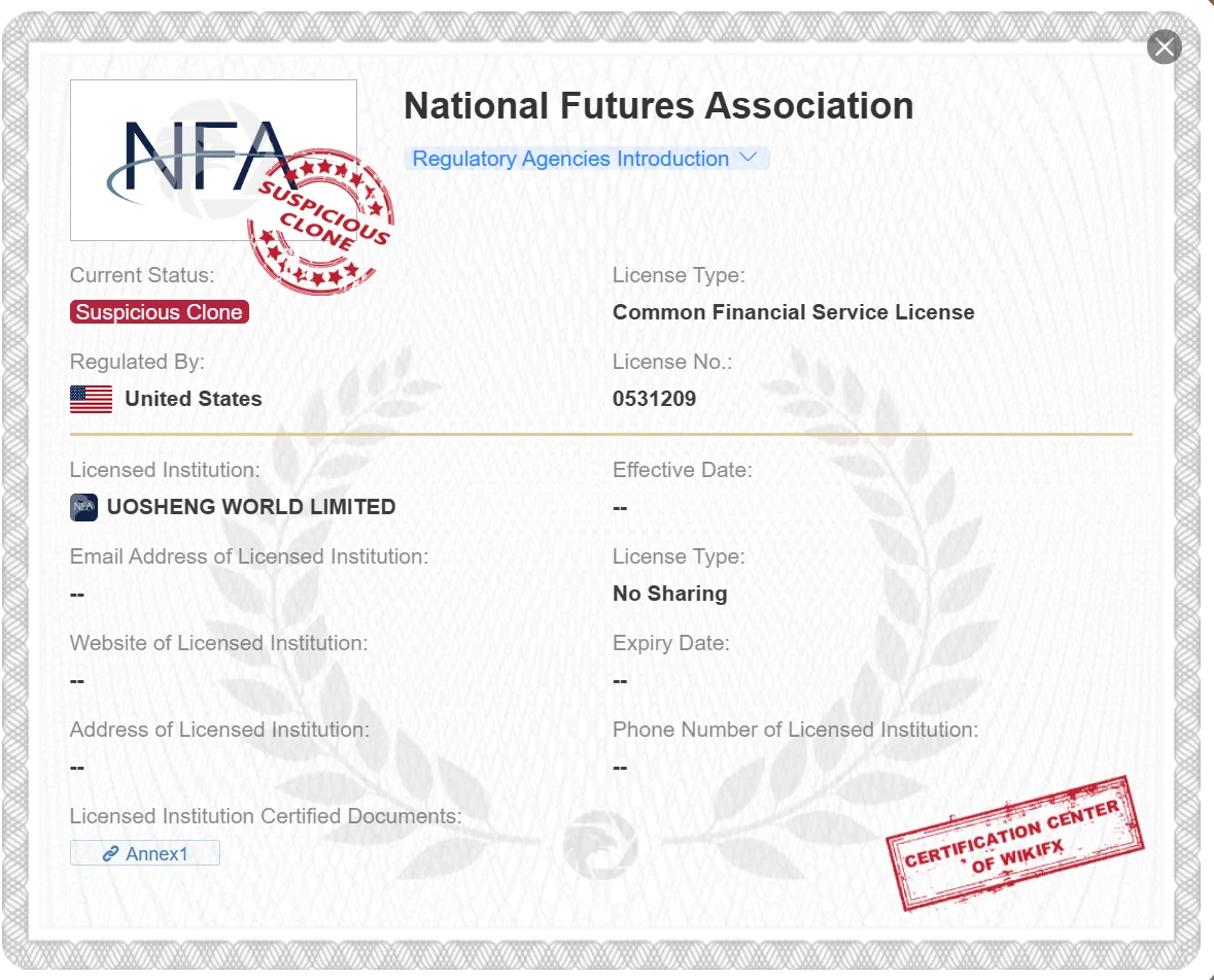 susoicious clone NFA license