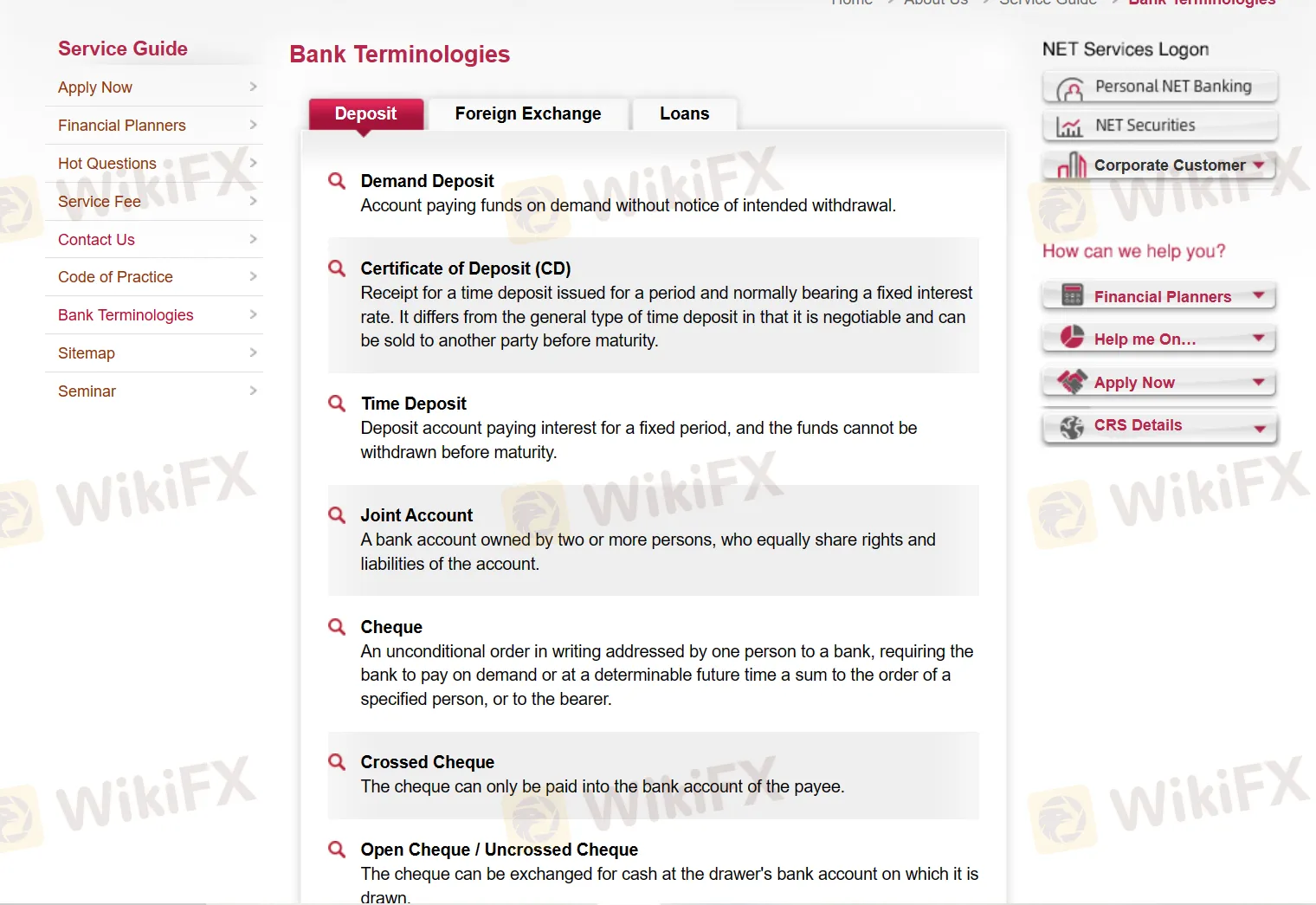 Bank Terminologies Bank Terminologies