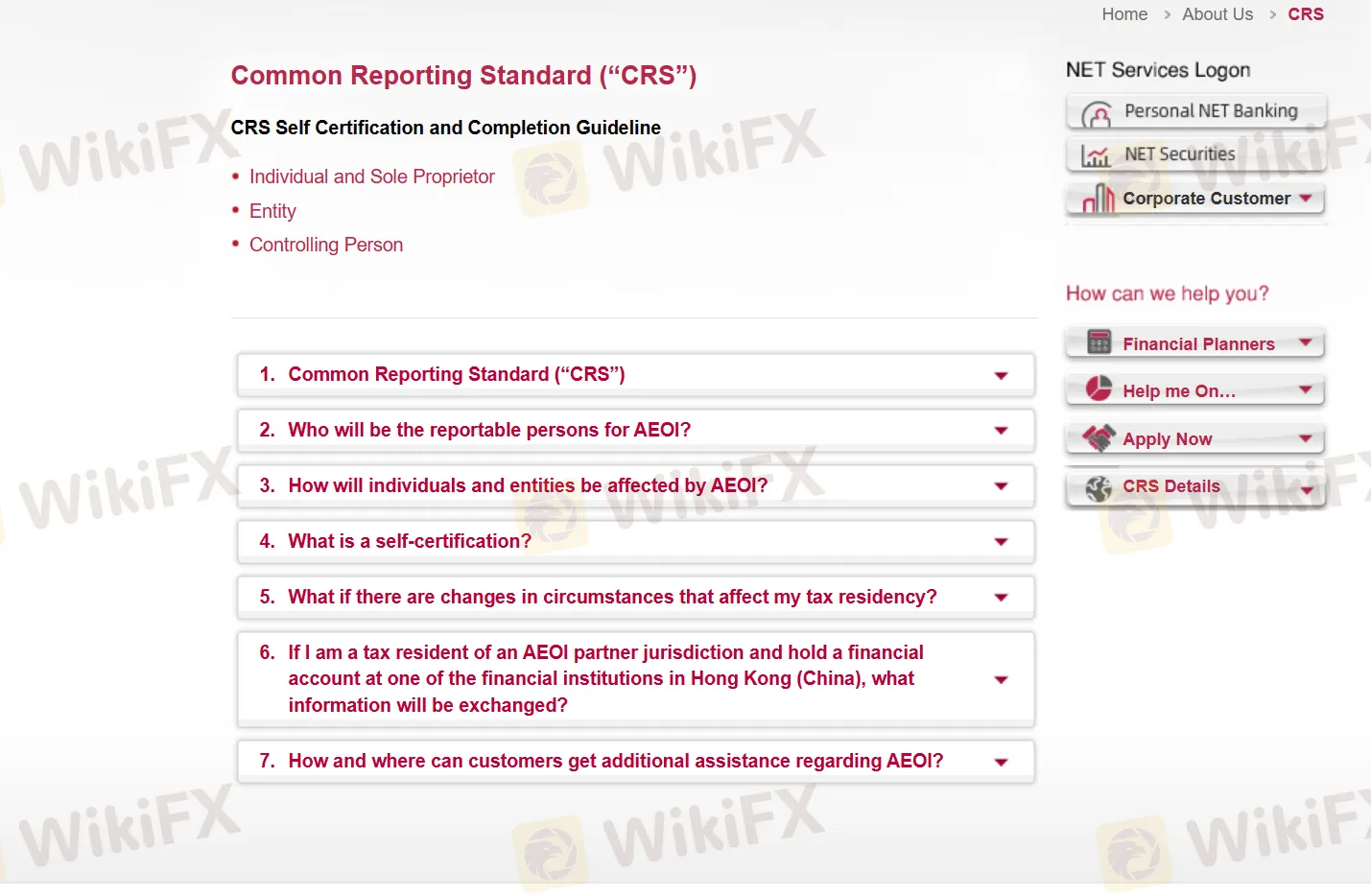 Common Reporting Standard