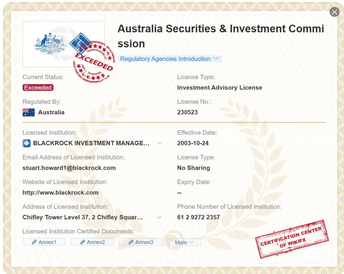 exceded ASIC license exceded ASIC license