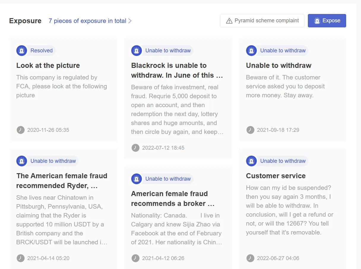 User Exposure on WikiFX User Exposure on WikiFX