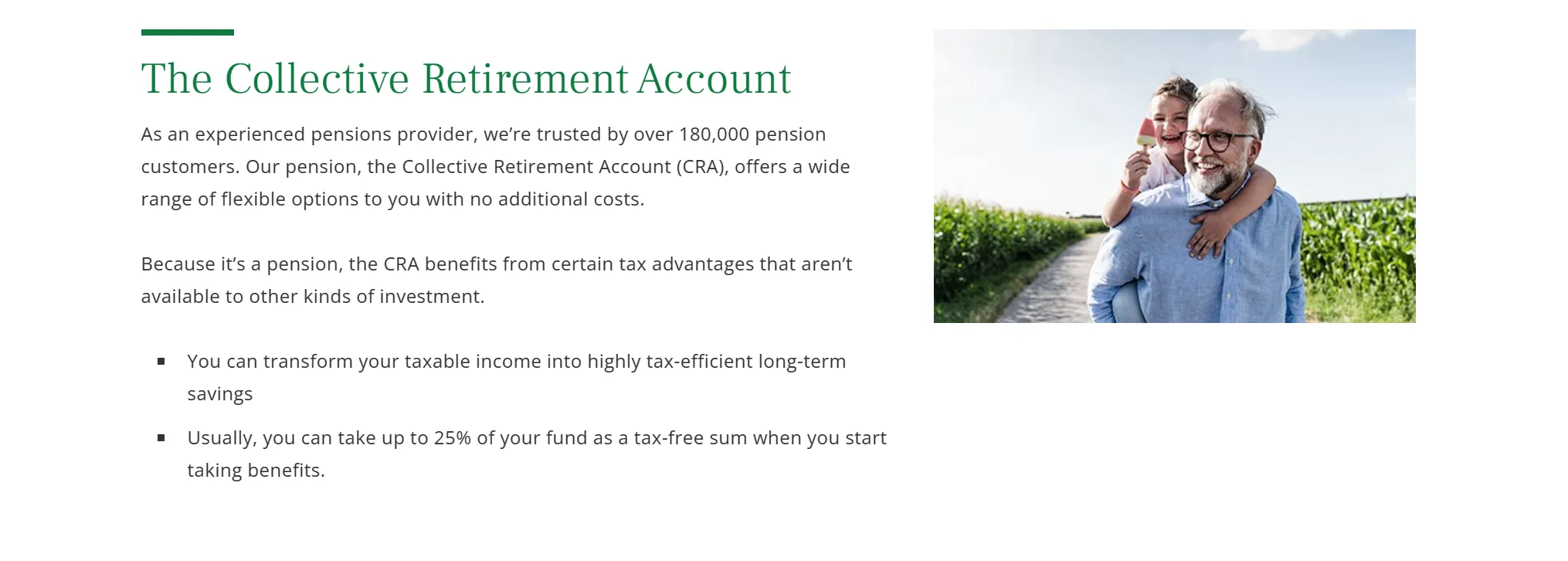 Collective Retirement Account (CRA) Collective Retirement Account (CRA)
