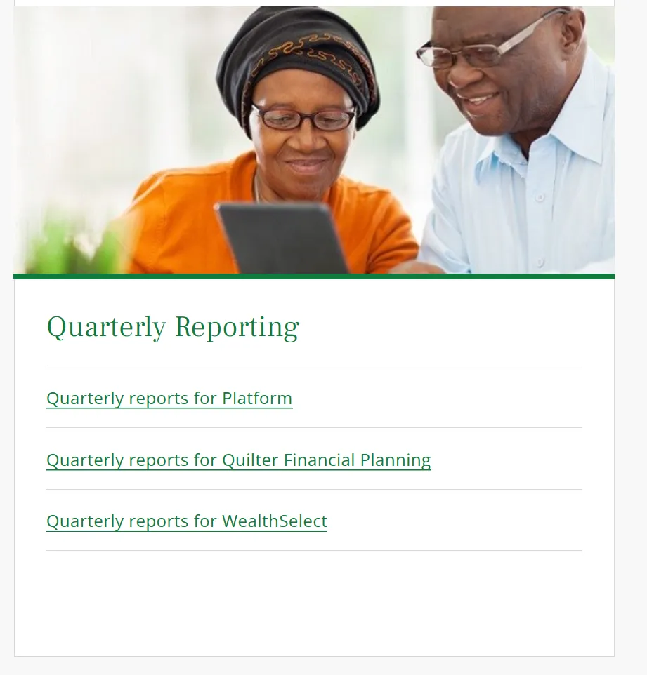 quarterly reporting quarterly reporting