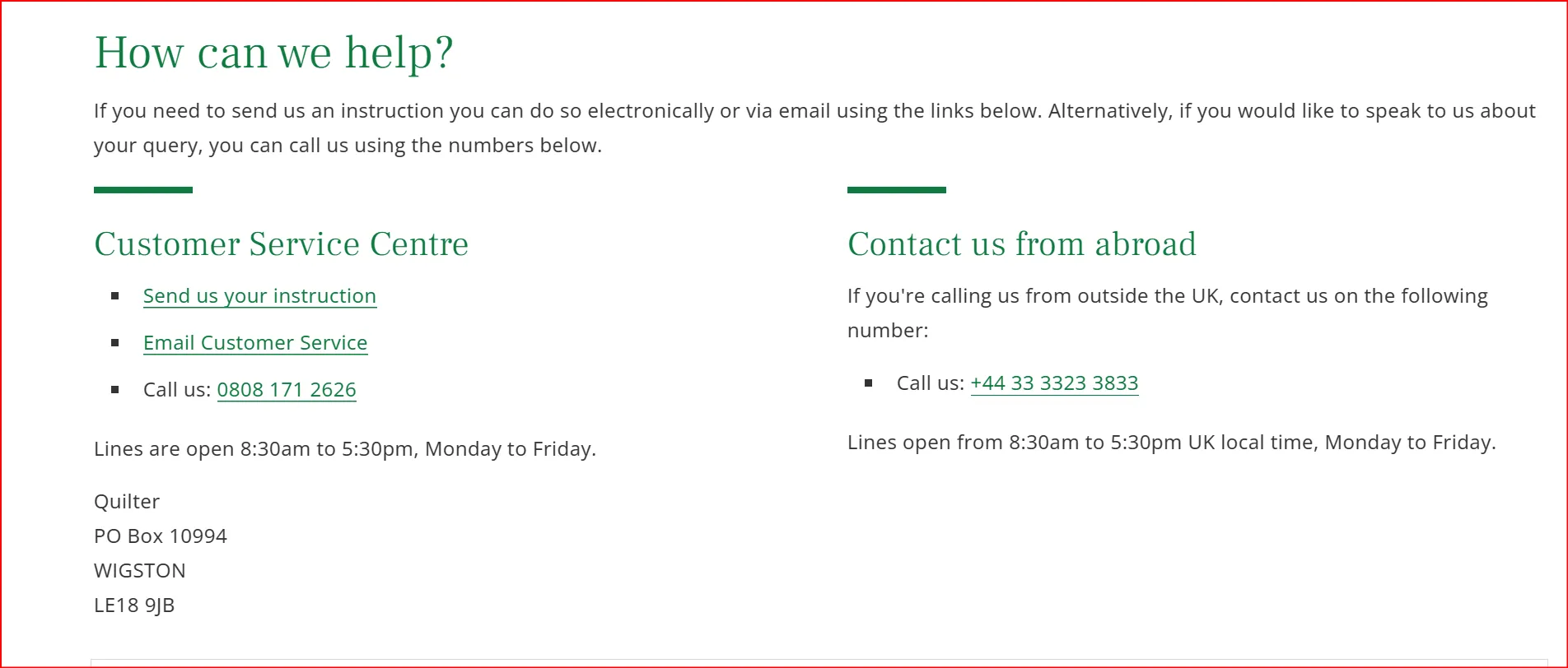 contact details contact details