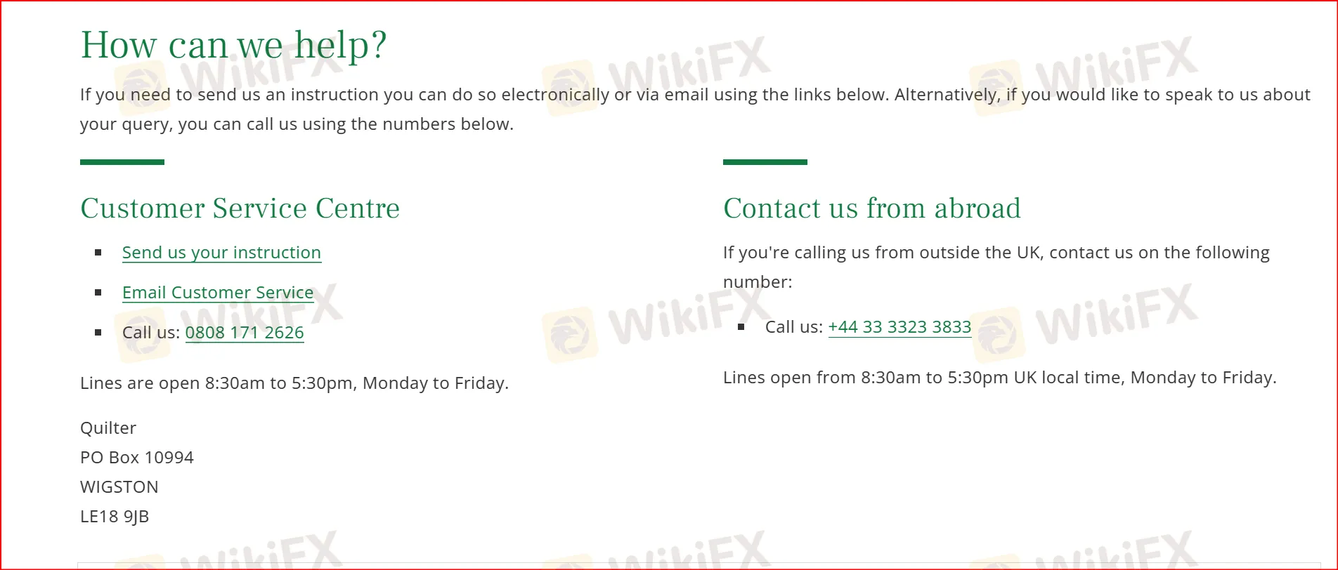 contact details contact details