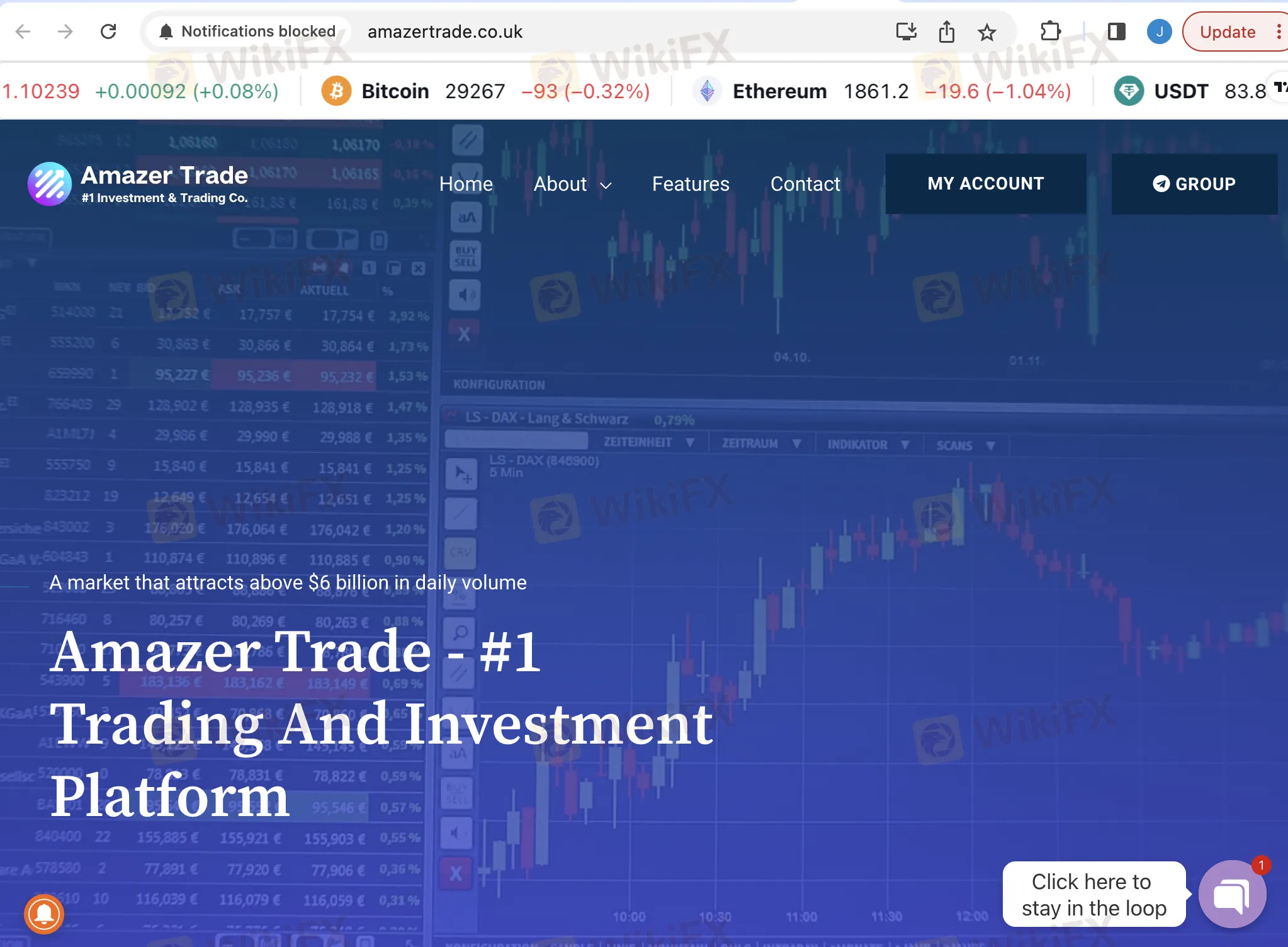 Amazer Trade's home page Amazer Trade's home page