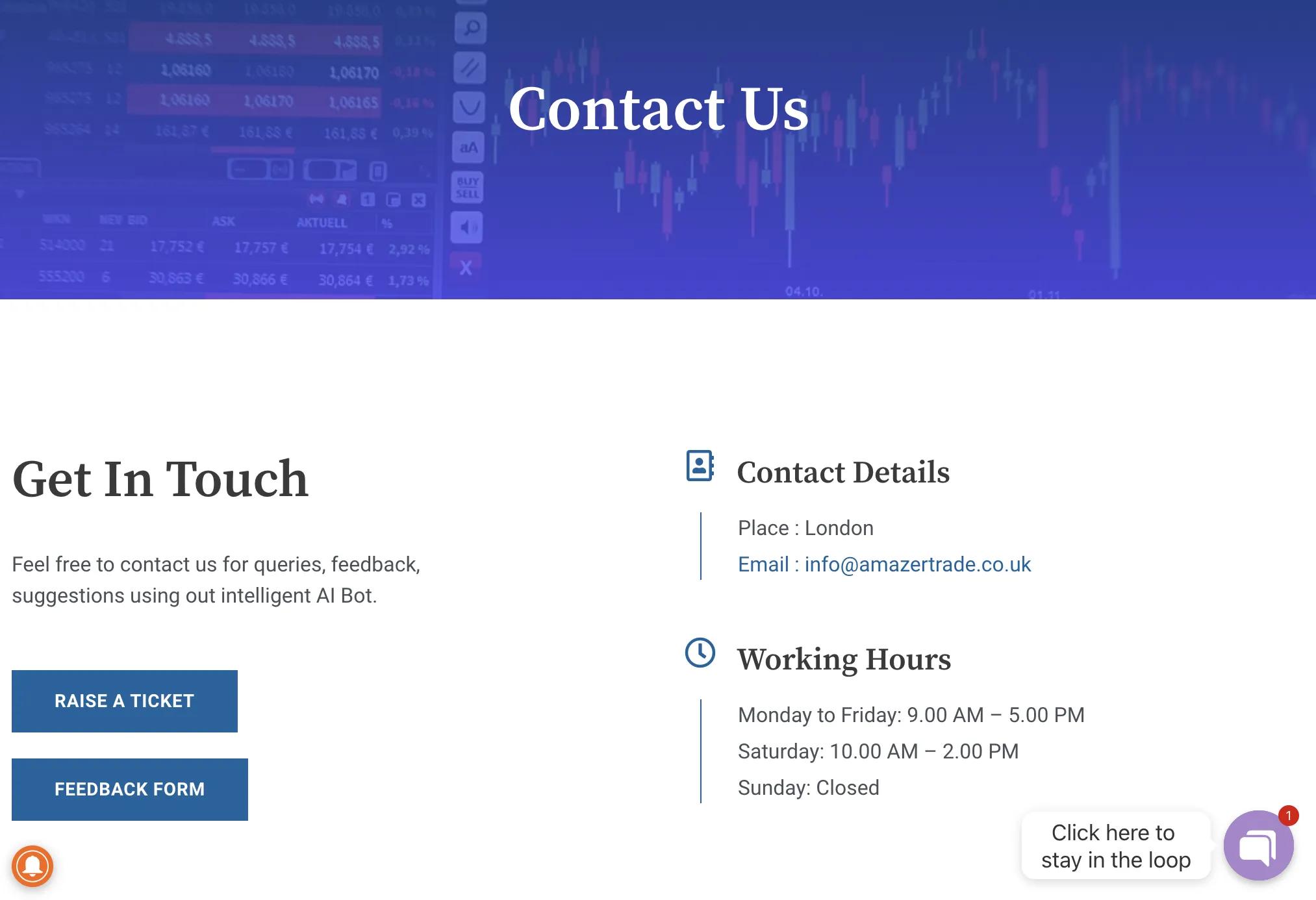 contact details