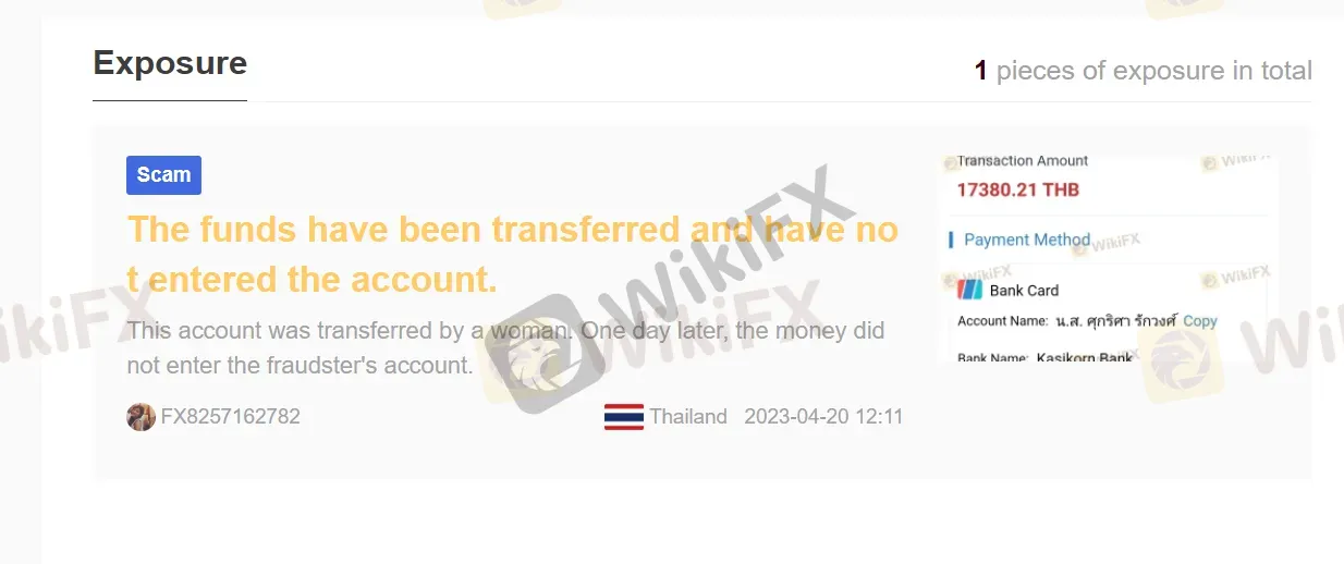 User Exposure on WikiFX