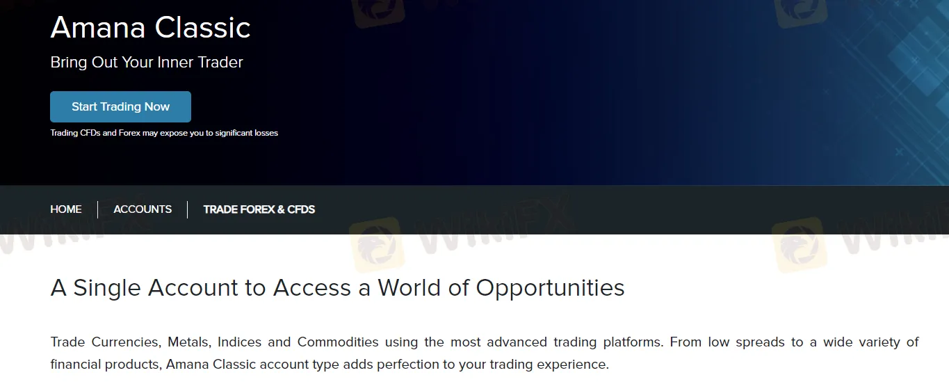 Account Types Account Types