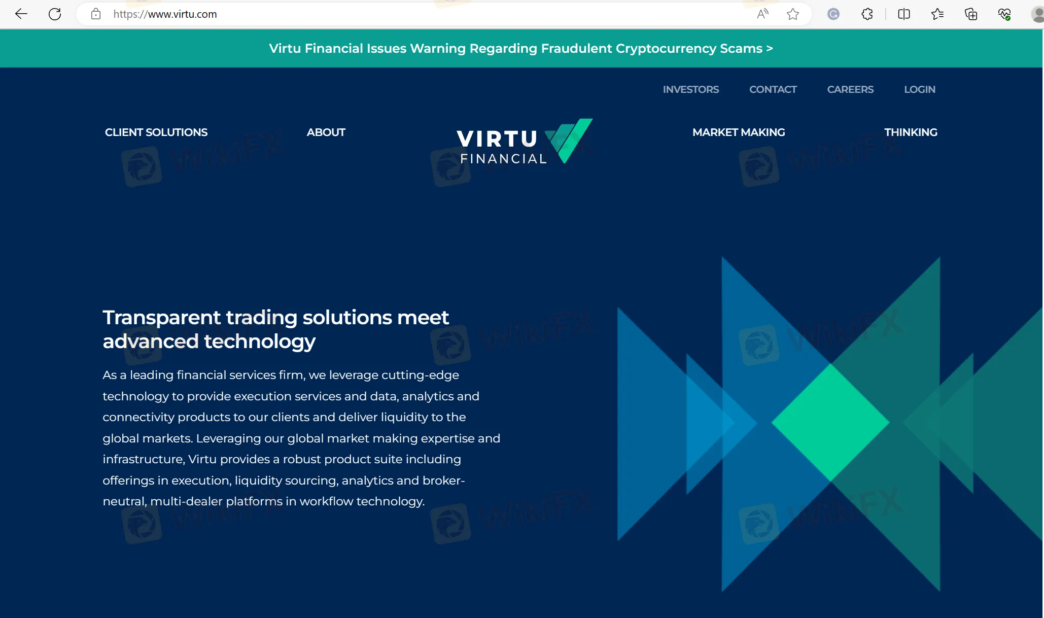 VIRTU's home page