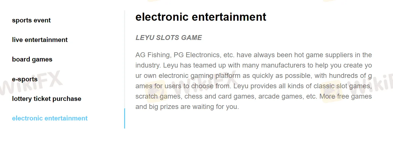 Products and Services