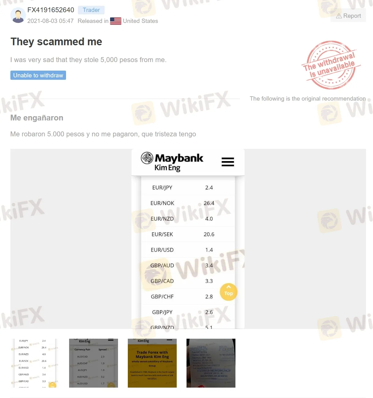 User Exposure on WikiFX