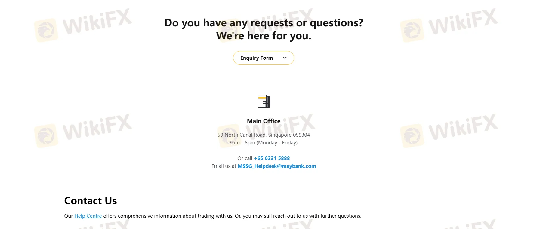 contact details