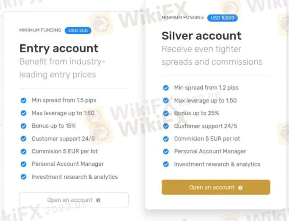 Account Types Account Types