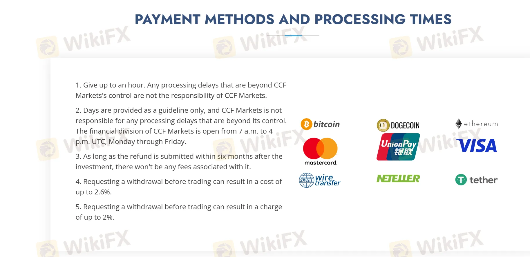 payment methods