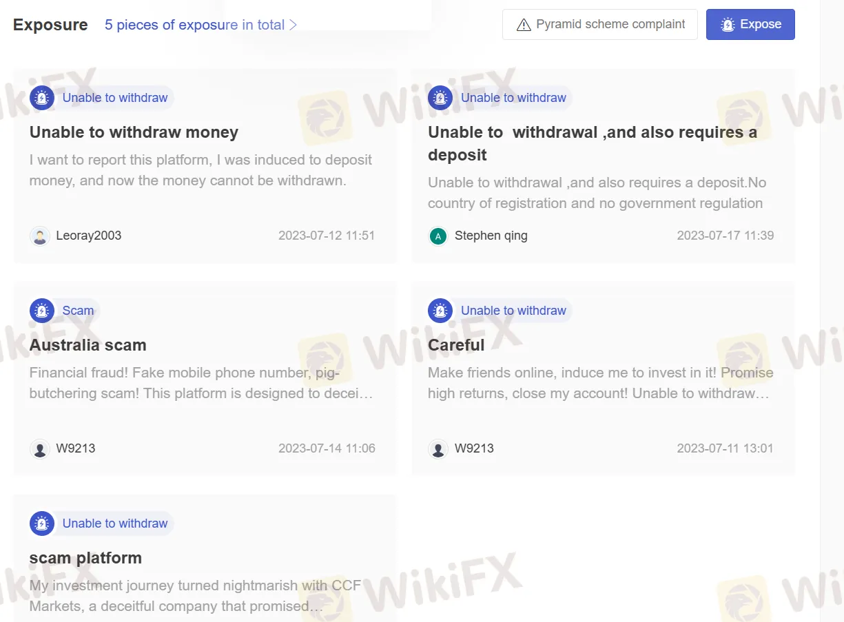 User Exposure on WikiFX User Exposure on WikiFX