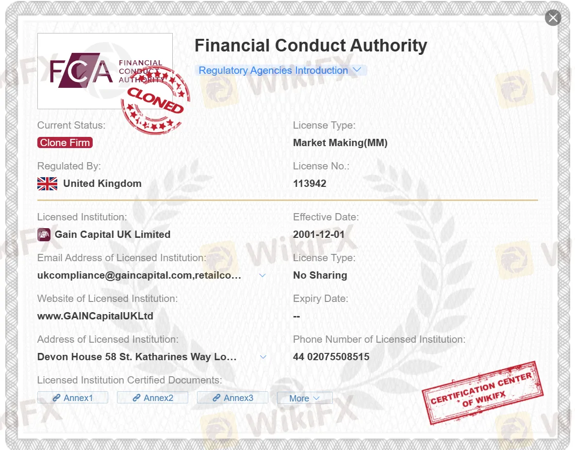 cloned FCA license