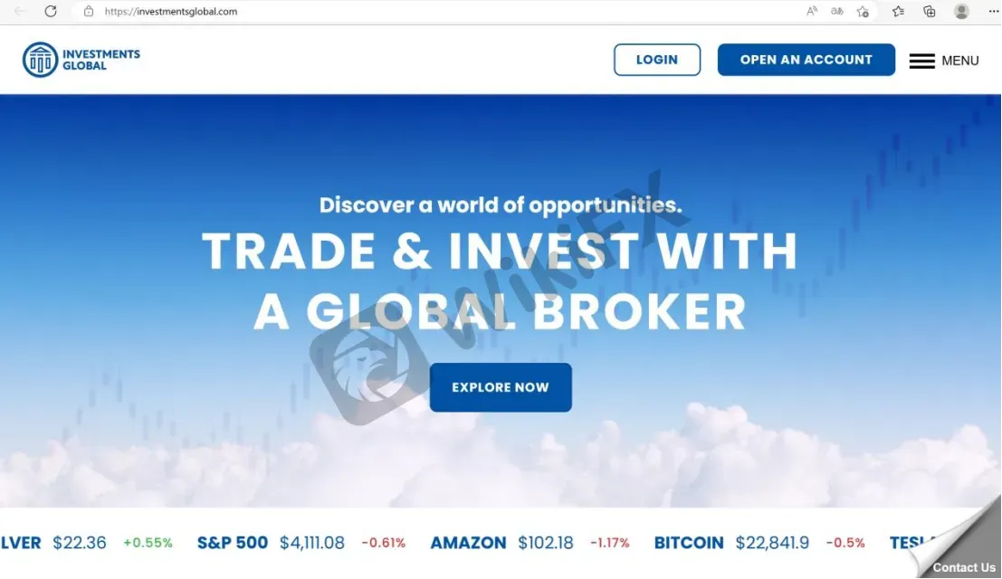 home page