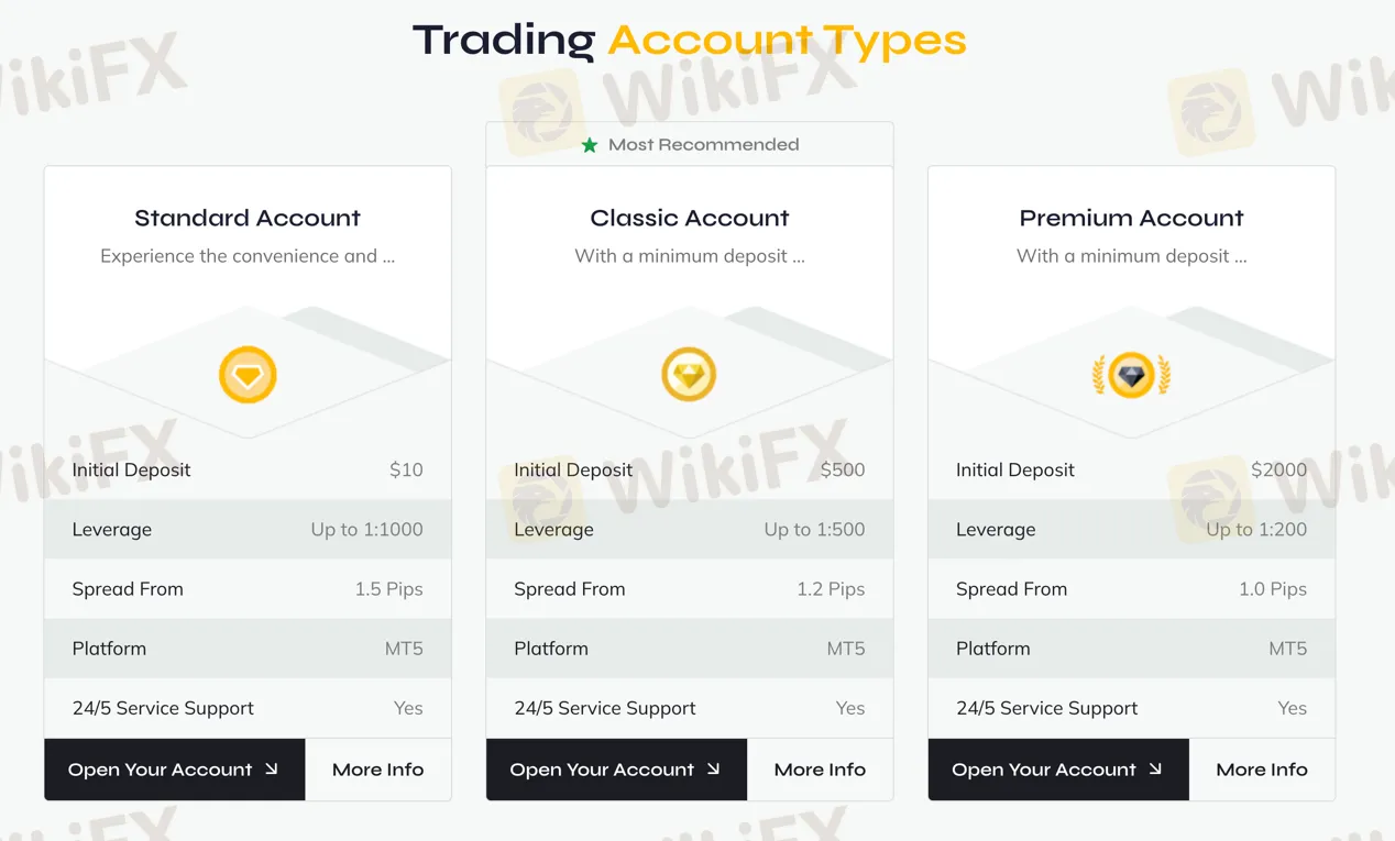 Account Types Account Types
