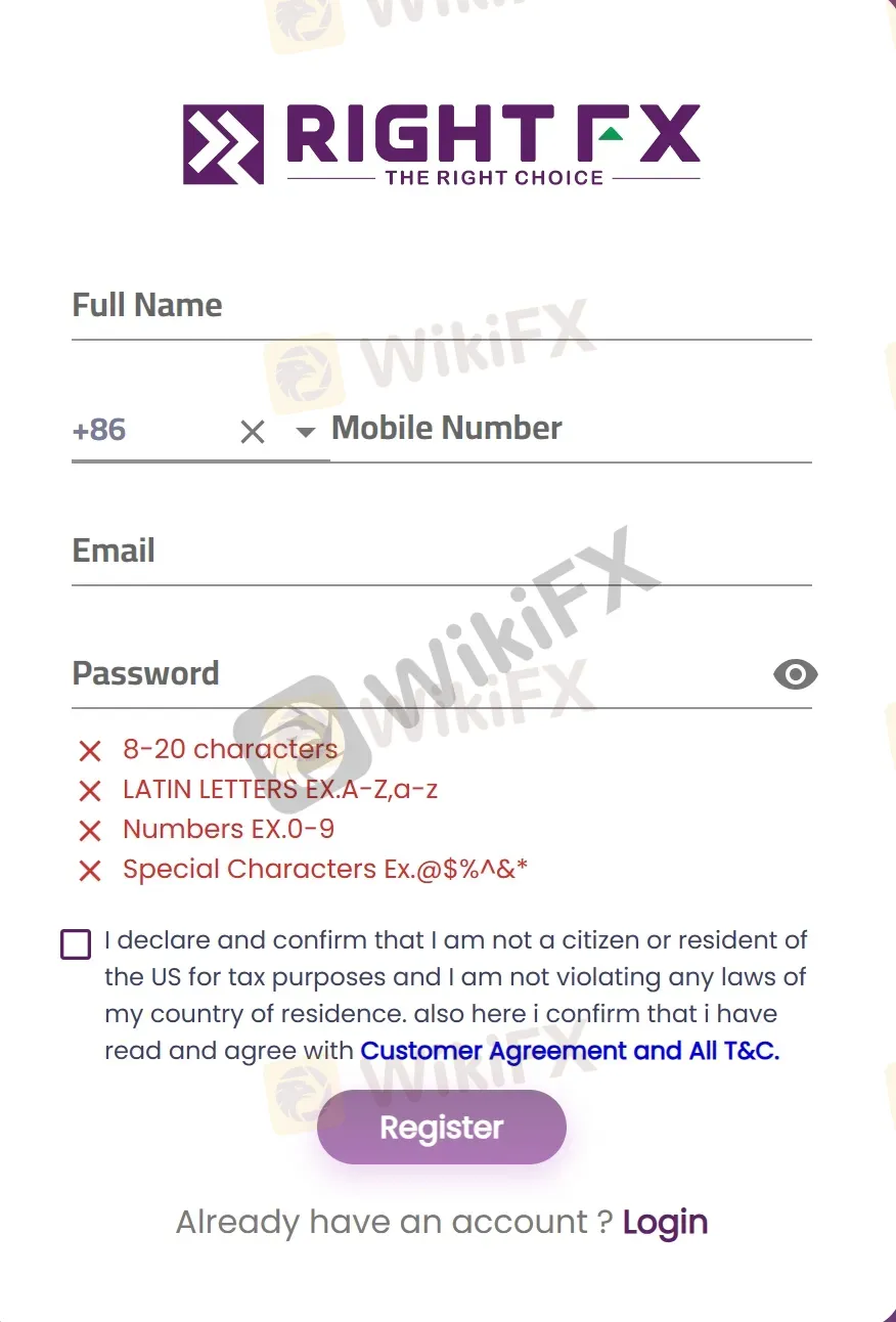 Fill in all required information Fill in all required information