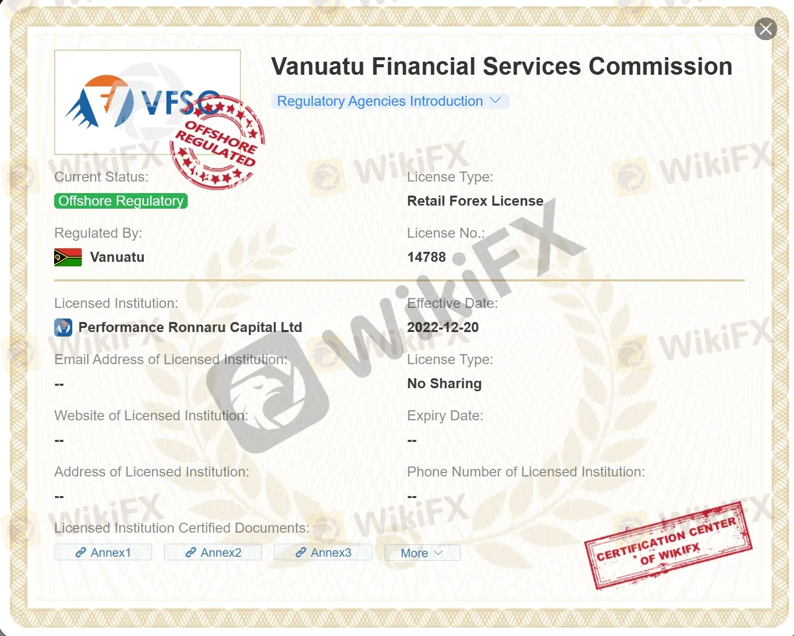 diatur oleh VFSC