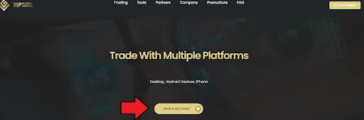 open an account open an account