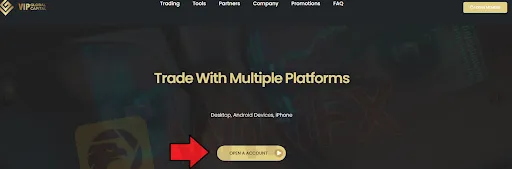 open an account open an account