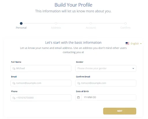 open an account open an account