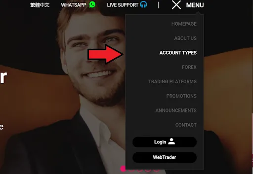 open an account open an account