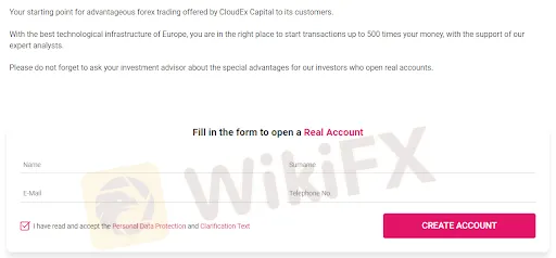 open an account open an account