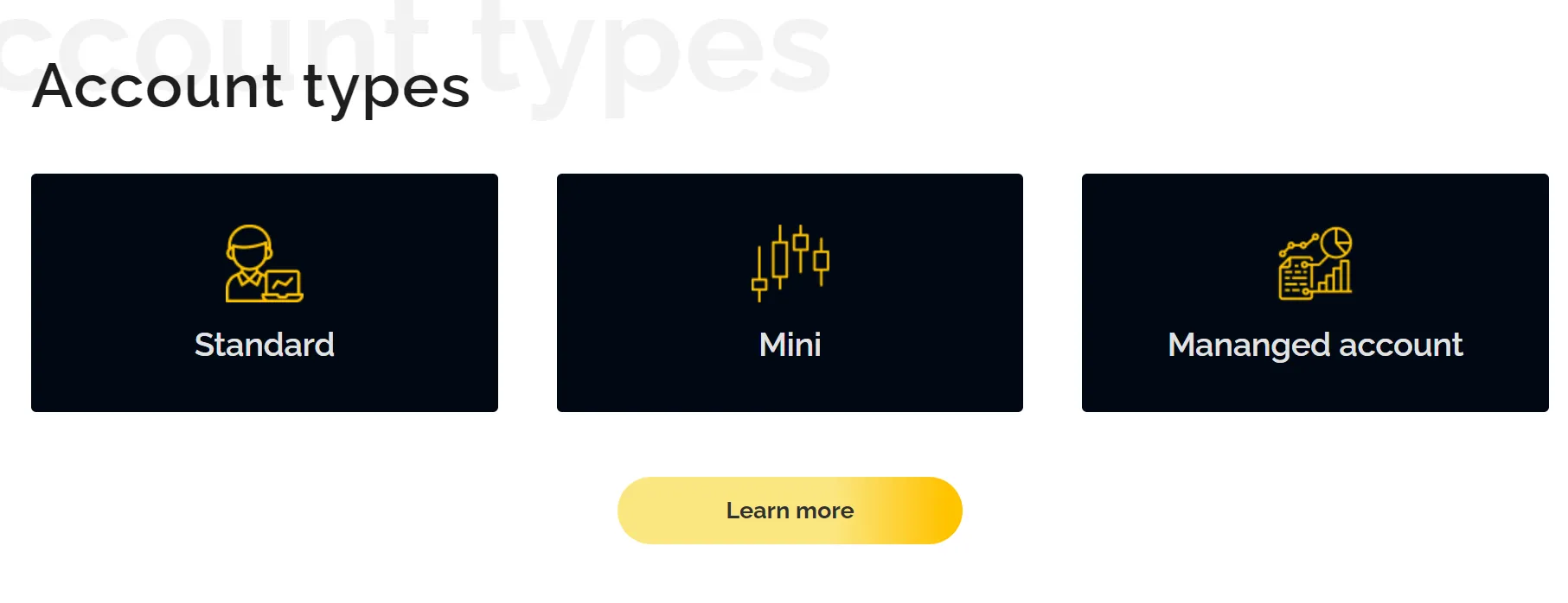 Account Types Account Types