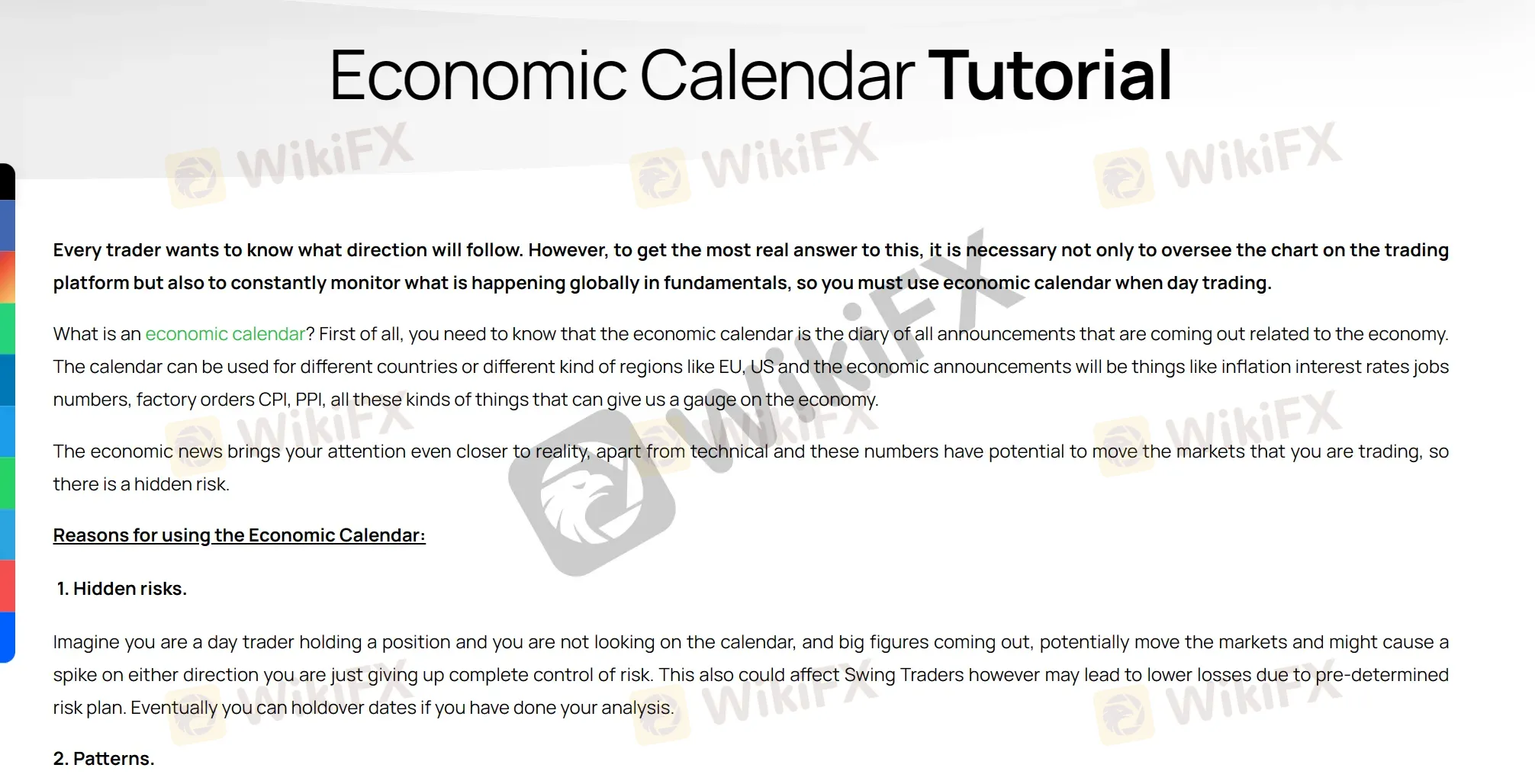 Economic Calendar Tutorial Economic Calendar Tutorial