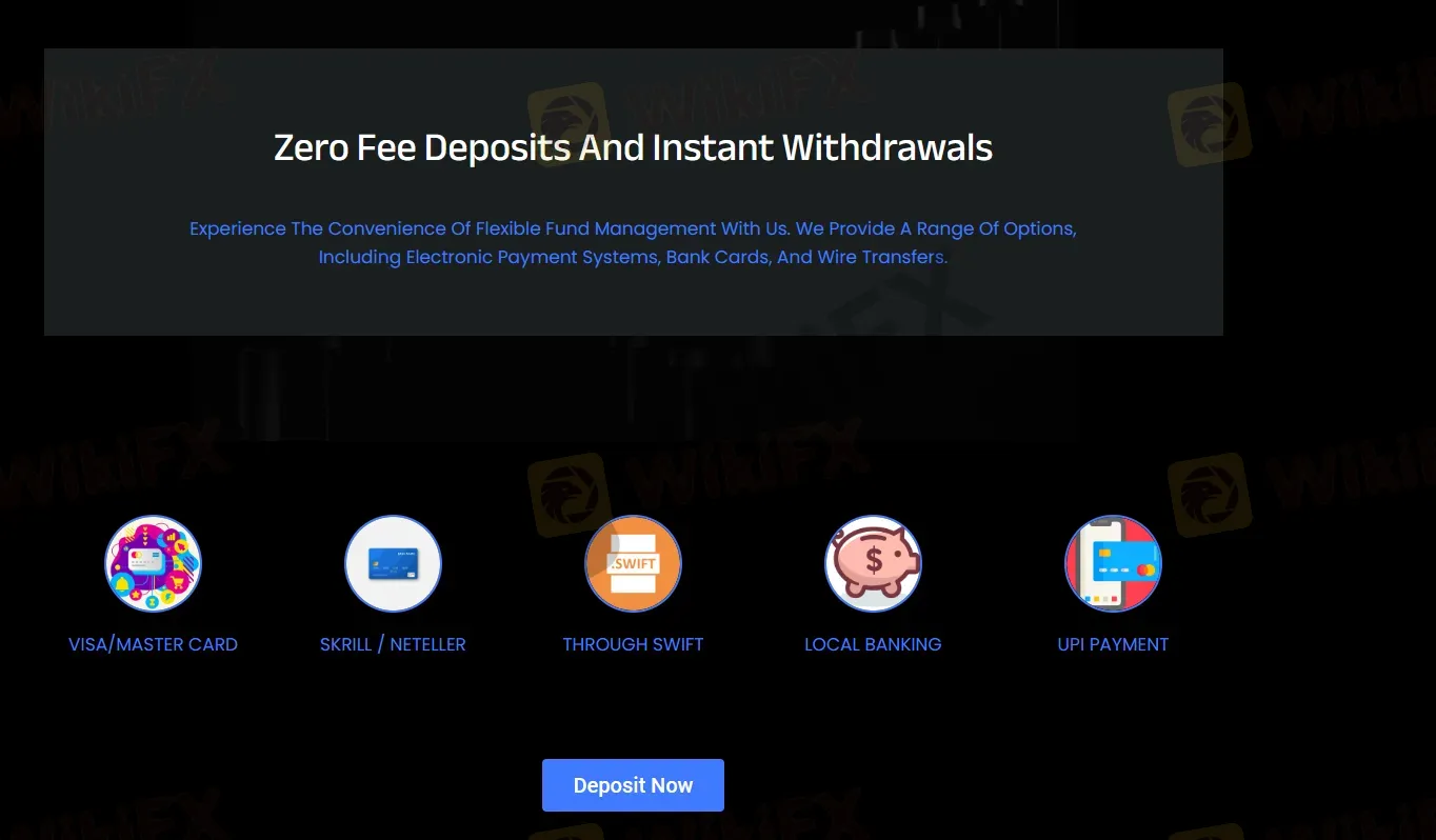 Deposits & Withdrawals Deposits & Withdrawals