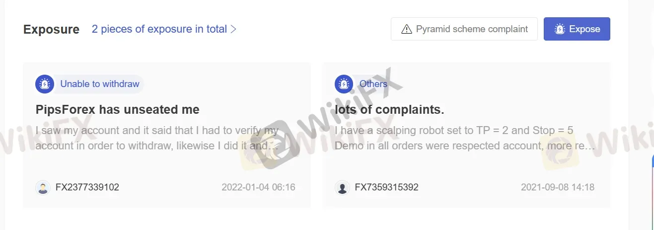 User Exposure on WikiFX User Exposure on WikiFX